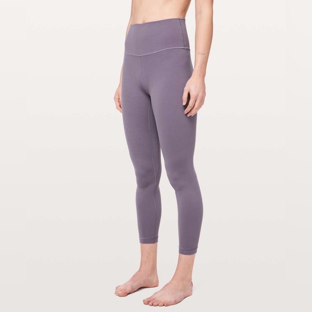 Lululemon Yoga Align Pant II (25") Graphite Purple size 4